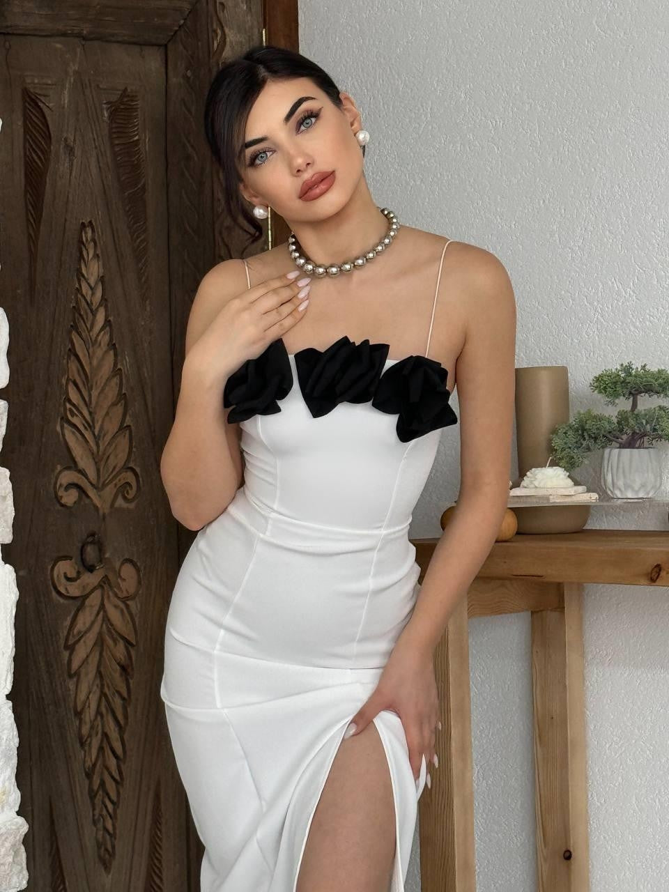 Gordon Kleid mit Seilträgern