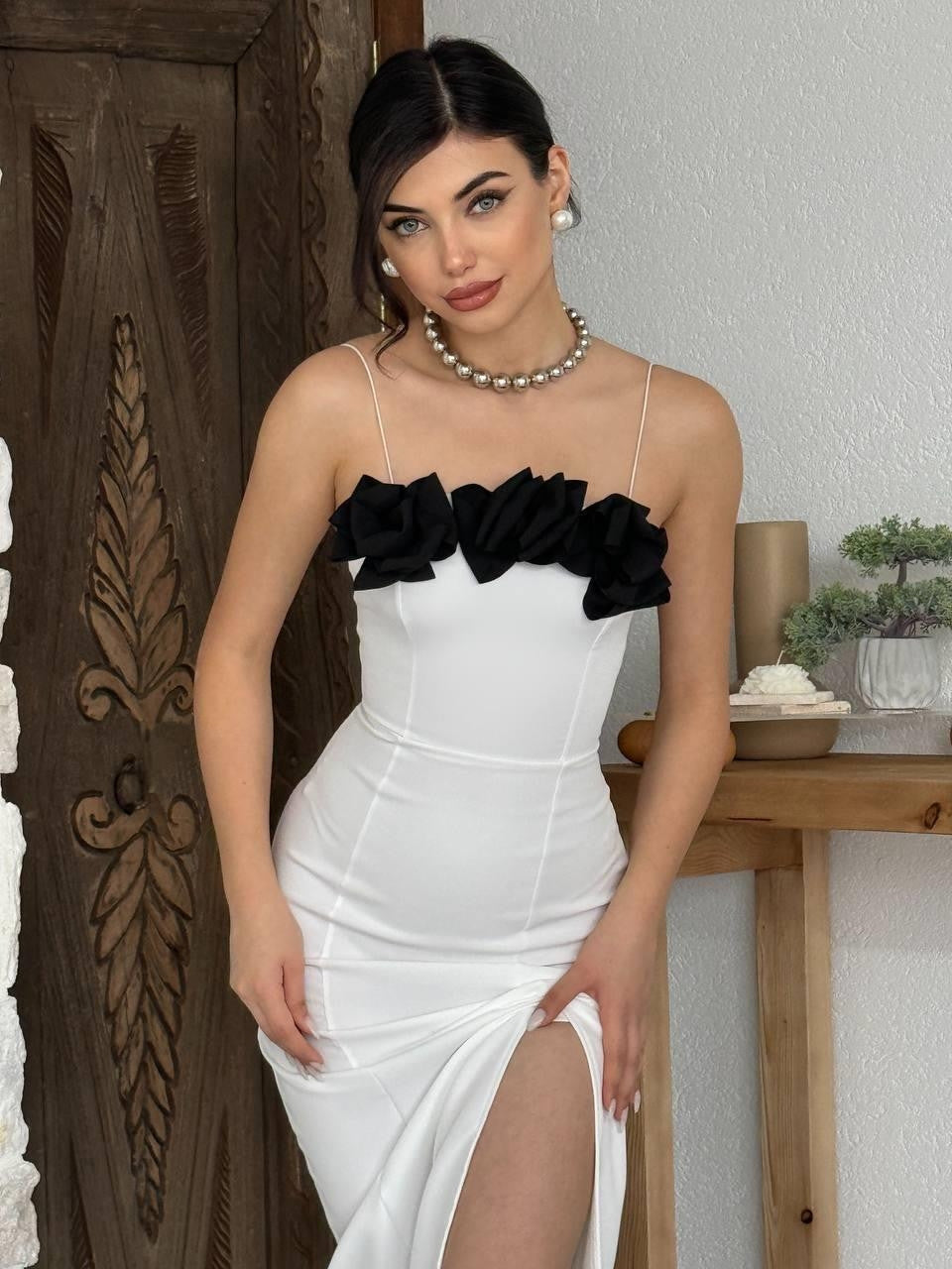 Gordon Kleid mit Seilträgern