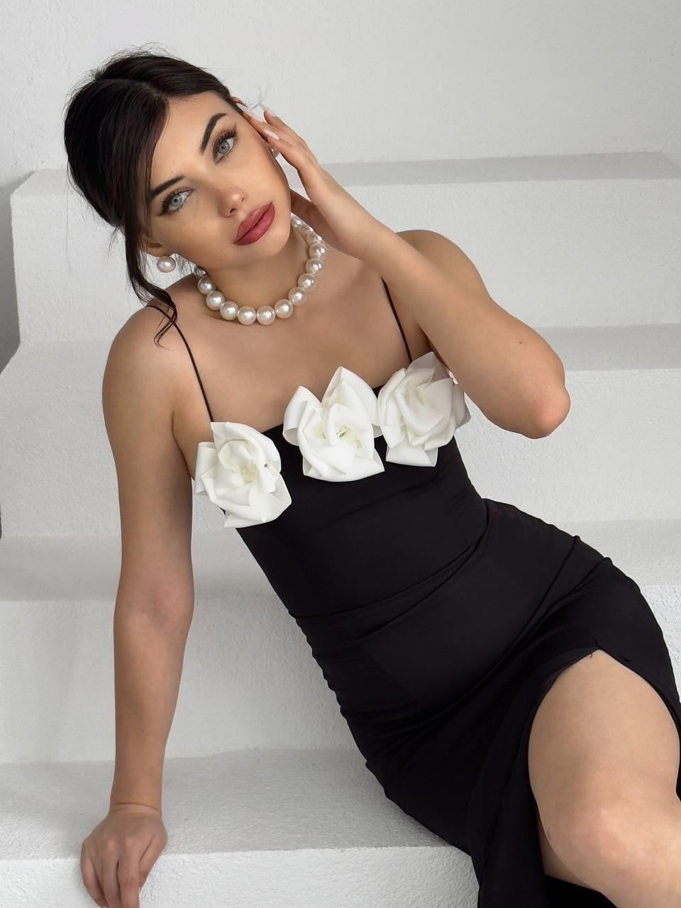 Gordon Kleid mit Seilträgern