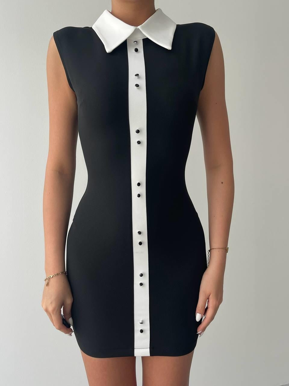 Karina Kleid mit Kragendetail