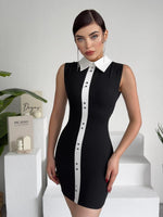 Karina Kleid mit Kragendetail