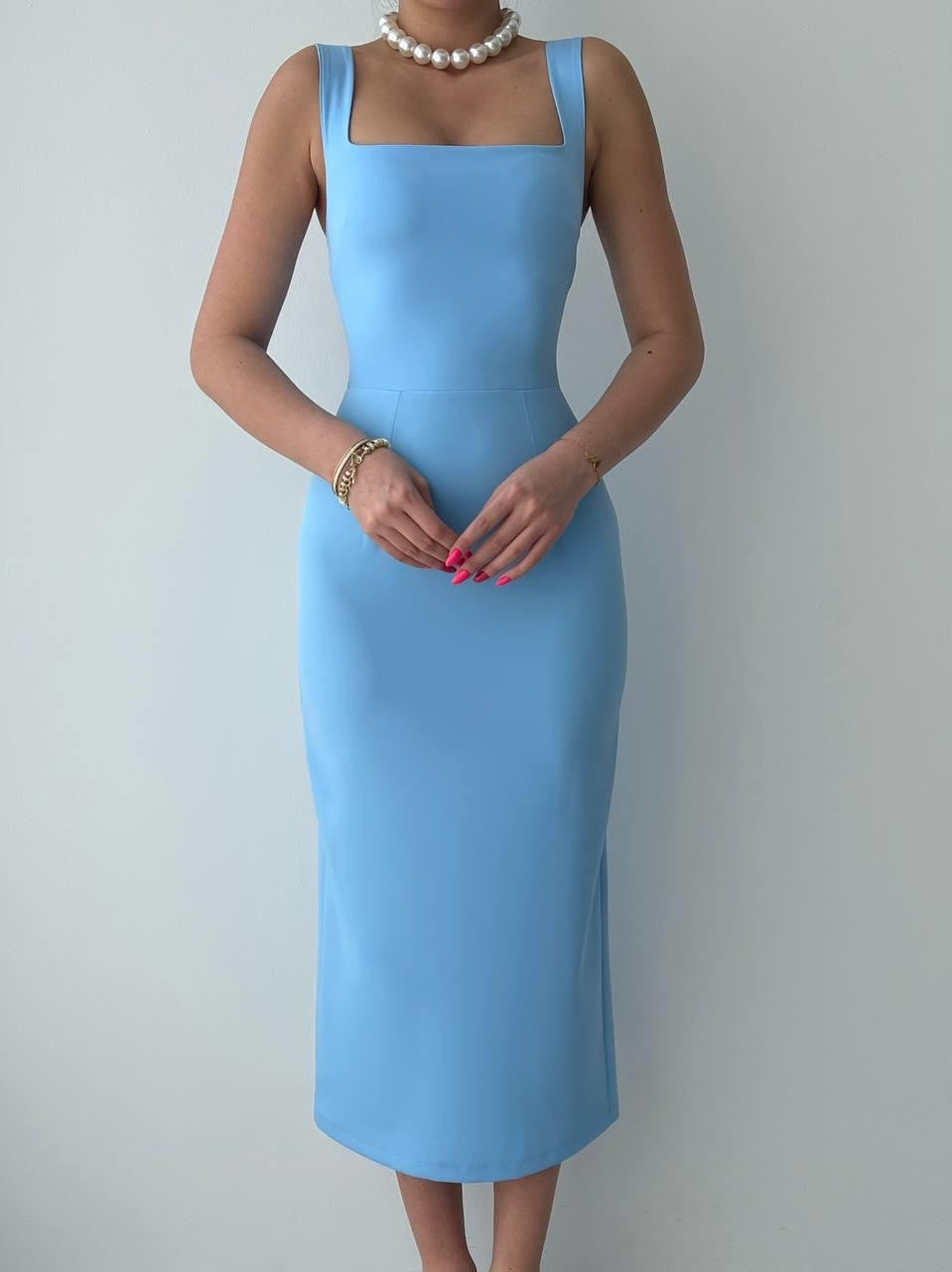 Martin – Bleistiftkleid mit Riemchendesign