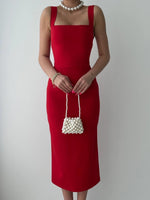Martin – Bleistiftkleid mit Riemchendesign
