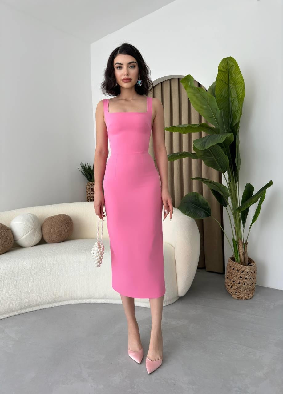 Martin – Bleistiftkleid mit Riemchendesign