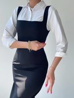 Martin – Bleistiftkleid mit Riemchendesign