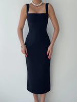 Martin – Bleistiftkleid mit Riemchendesign