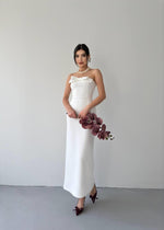 KAELM-KLEID MIT BAND VORNE