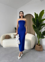 KAELM-KLEID MIT BAND VORNE