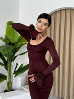 Perth Gül Detay Elbise