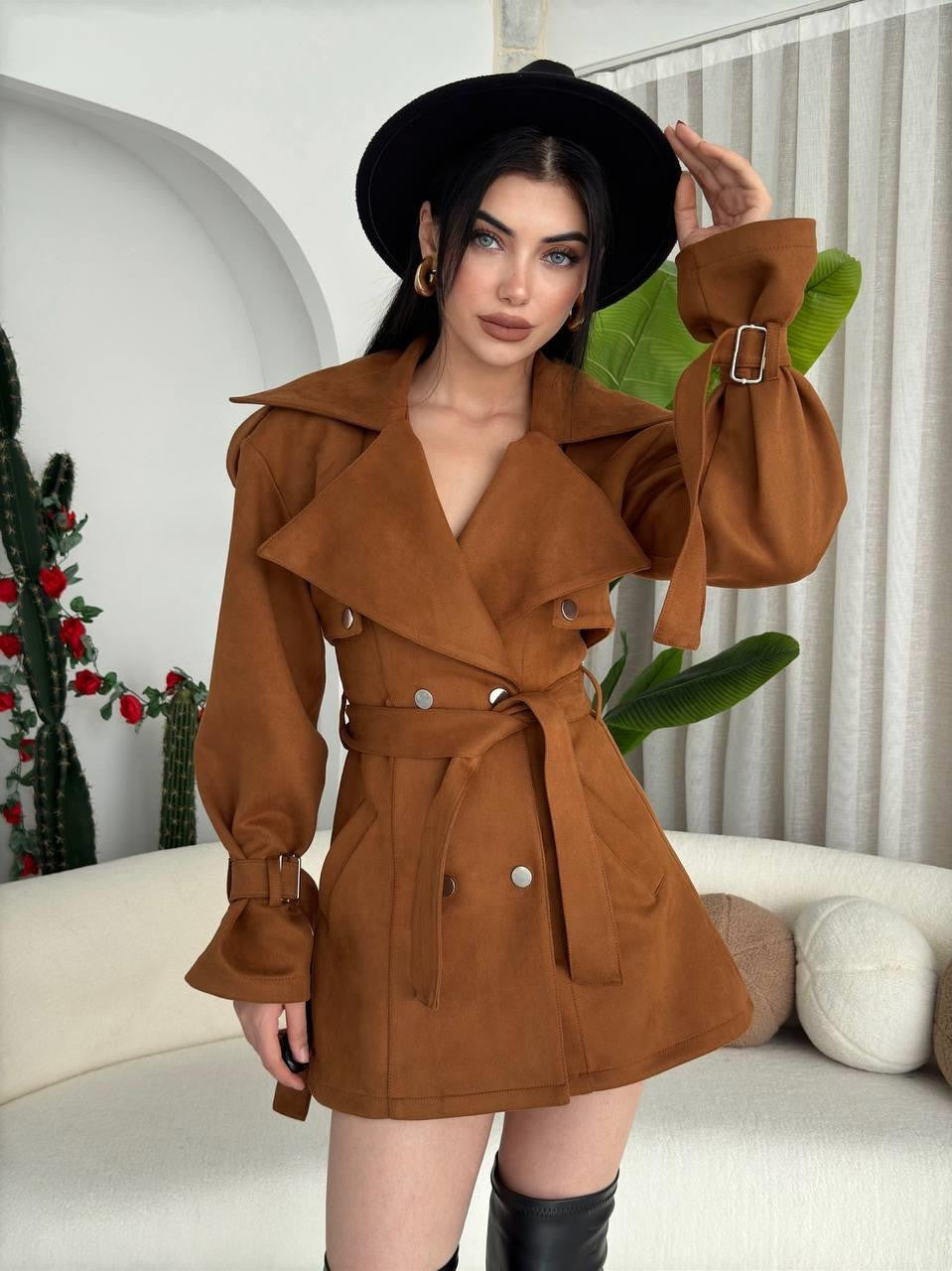 Pexa-Jacke mit Gürtel