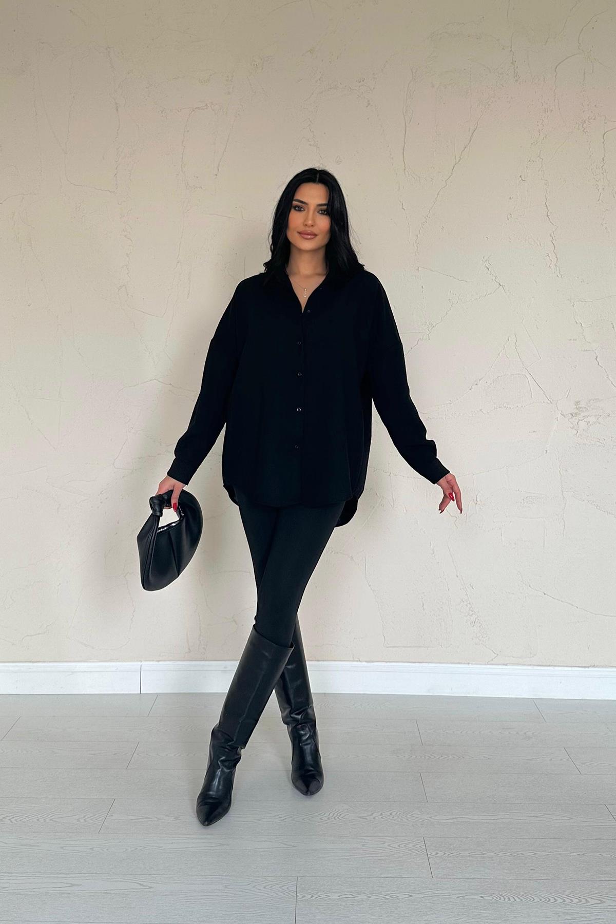 Toptan Siyah Gömlek