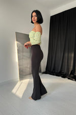 Toptan Siyah İspanyol Tayt