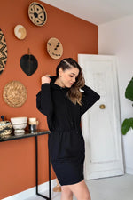 Toptan Siyah Sweatshirt Spor Elbise