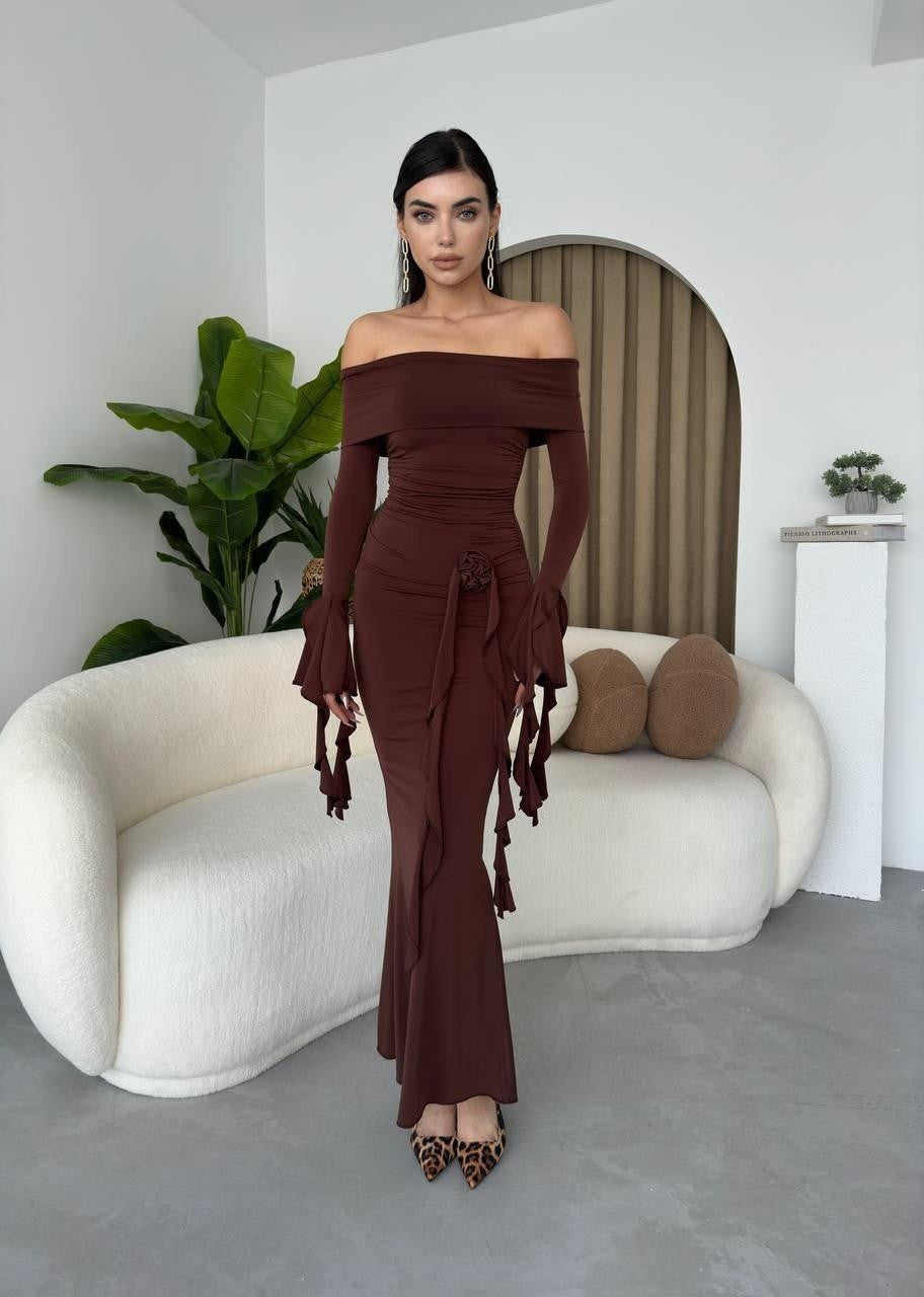 Valijevo – Kleid mit Rosendetail