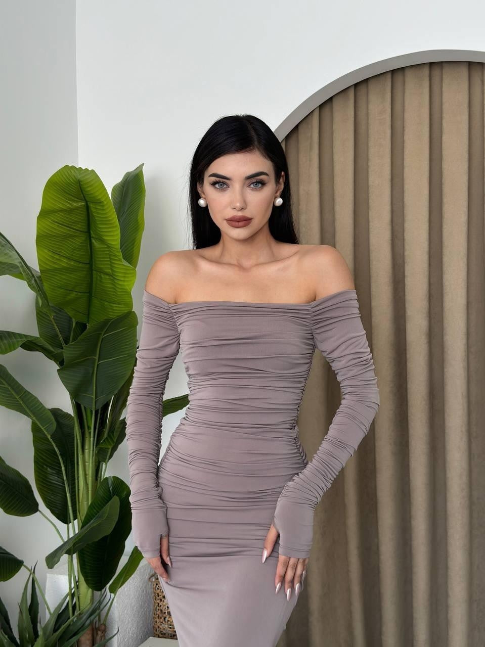Drapiertes Kleid von Vasco Madonna