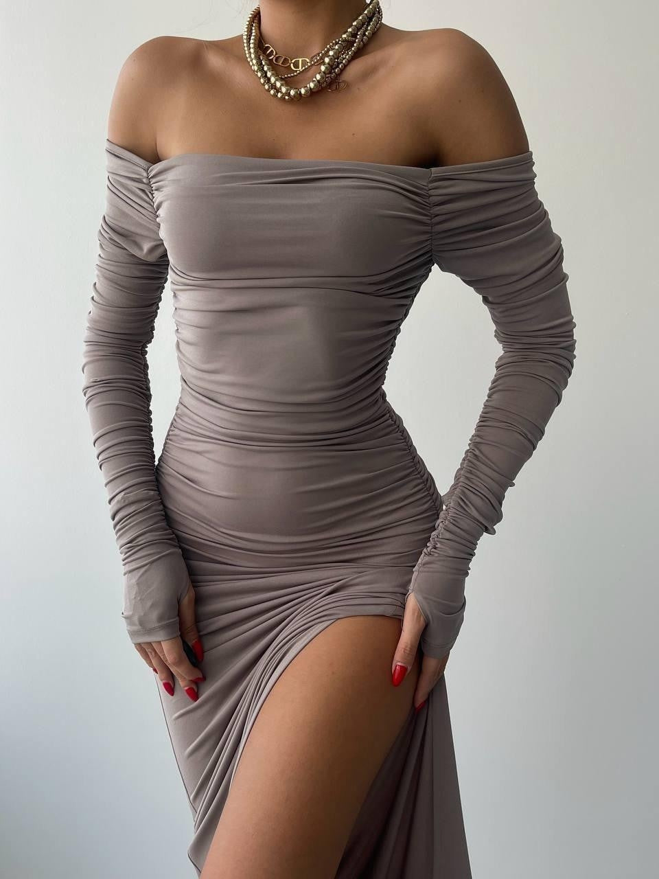 Drapiertes Kleid von Vasco Madonna