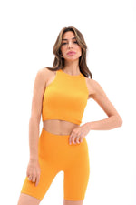2500 ATHLETE SHORTS LEGGINGS-ORANGE