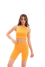 2500 ATHLETE SHORTS LEGGINGS-ORANGE