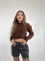 3924 STRICKPULLOVER-BRAUN