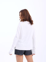 4202 STRICKWAREN V-AUSSCHNITT BASIC SALASH-ECRU
