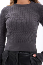 4211 STRICKPULLOVER-ANTHRAZIT