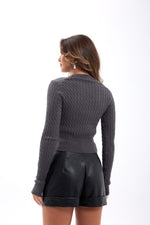 4211 STRICKPULLOVER-ANTHRAZIT