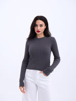 4211 STRICKPULLOVER-ANTHRAZIT