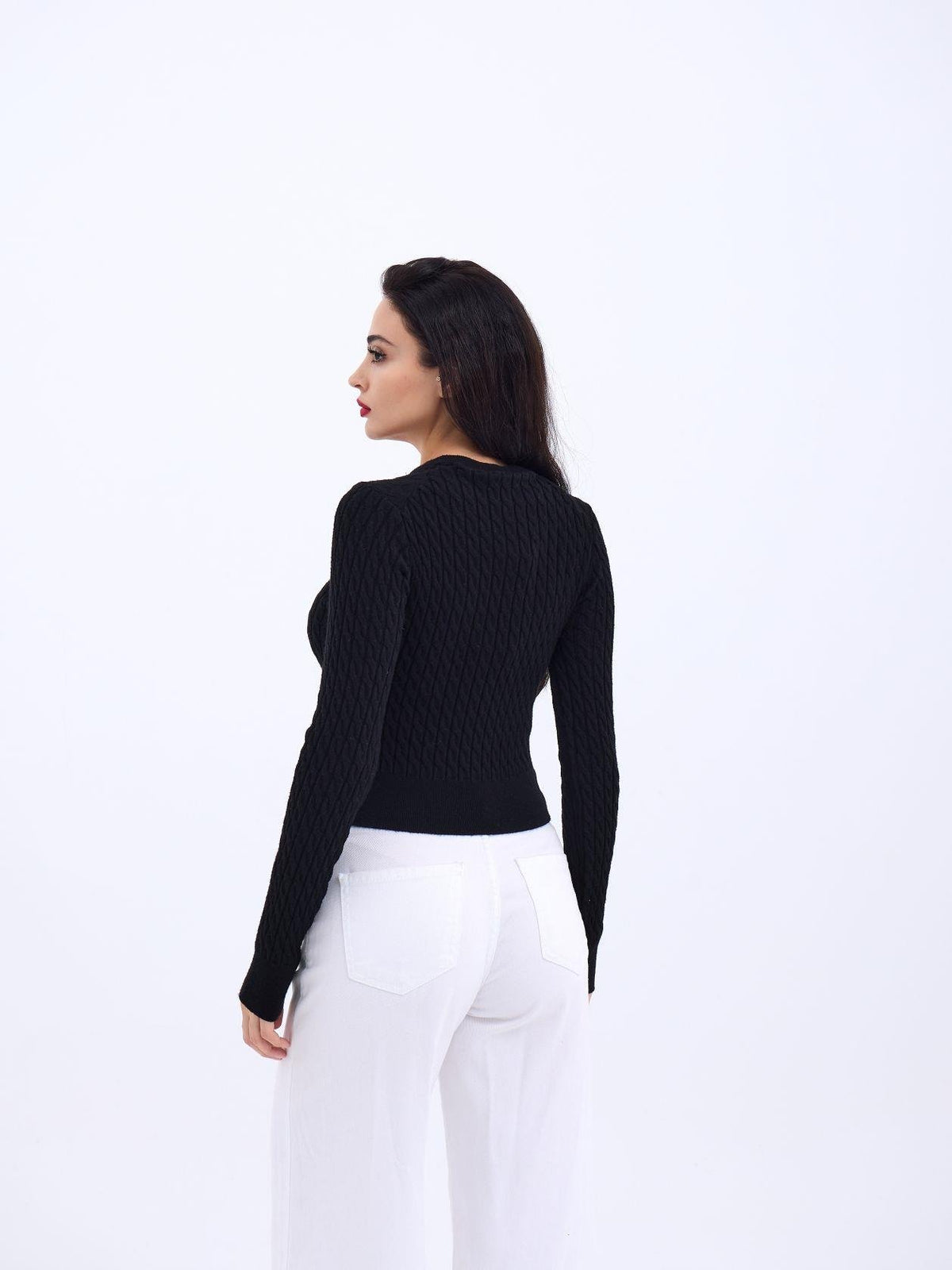 4211 STRICKPULLOVER-SCHWARZ