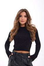 4211 STRICKPULLOVER-SCHWARZ
