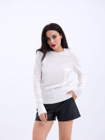 4217 STRICKWAREN BASIC-PULLOVER-ECRU
