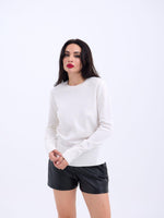 4217 STRICKWAREN BASIC-PULLOVER-ECRU