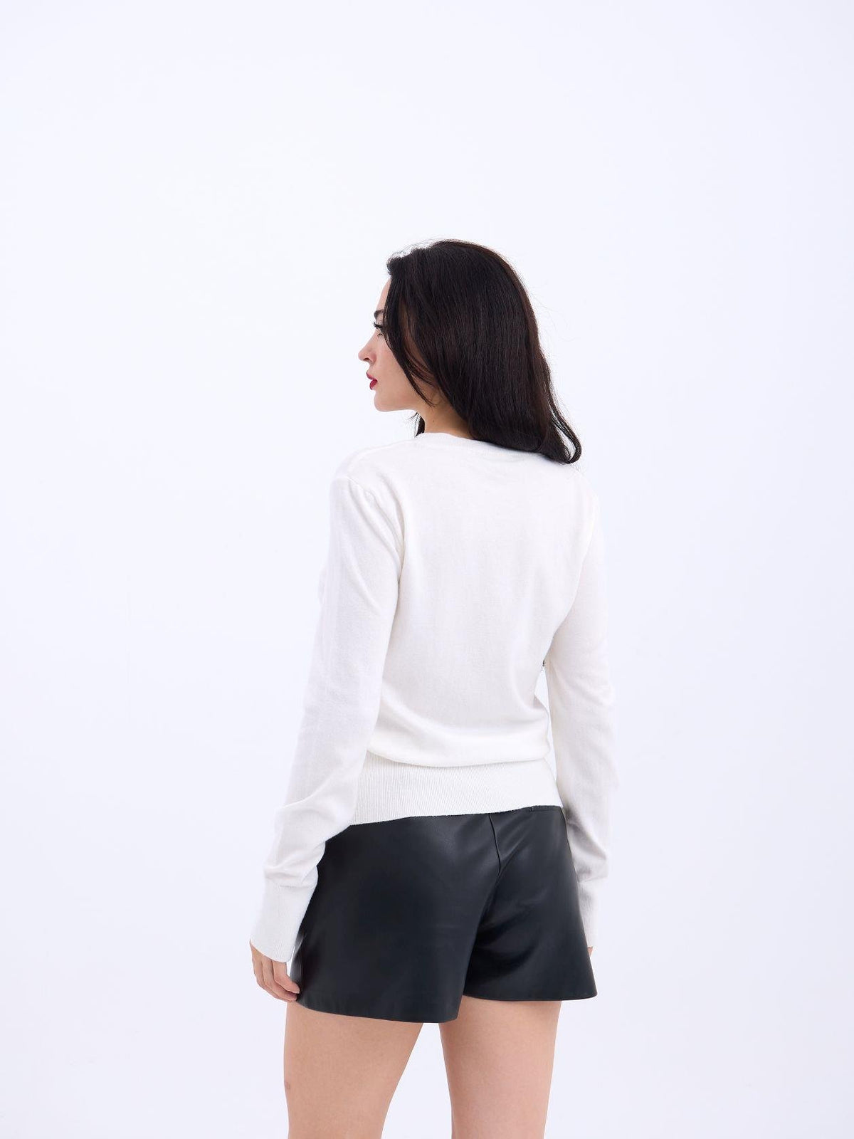4217 STRICKWAREN BASIC-PULLOVER-ECRU