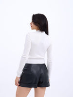 42201 STRICKWAREN BASIC-PULLOVER-ECRU
