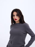 42281 STRICKWAREN SALASH PULLOVER-ANTHRAZIT
