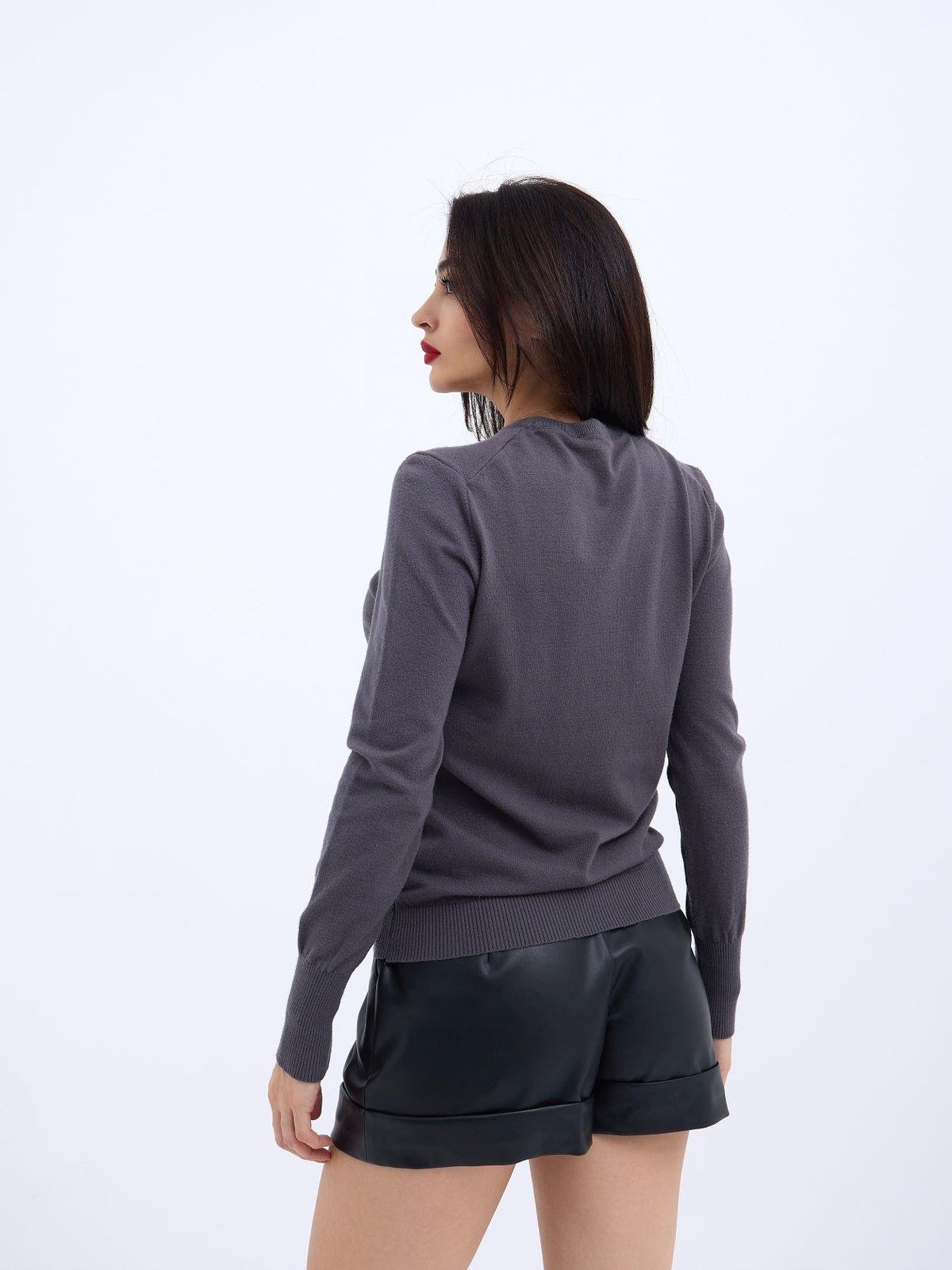 42281 STRICKWAREN SALASH PULLOVER-ANTHRAZIT