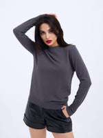 42281 STRICKWAREN SALASH PULLOVER-ANTHRAZIT