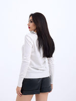 42281 STRICKWAREN SALASH PULLOVER-ECRU