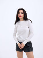 42281 STRICKWAREN SALASH PULLOVER-ECRU
