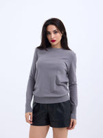 42281 STRICKWAREN SALASH PULLOVER-GRAU