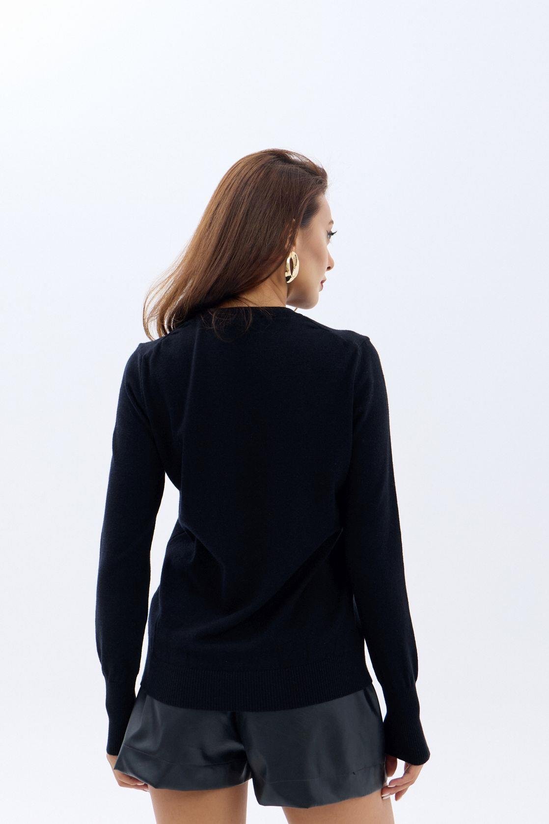 42281 STRICKWAREN SALASH PULLOVER-SCHWARZ