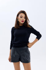 42281 STRICKWAREN SALASH PULLOVER-SCHWARZ