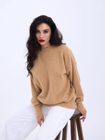 42331 STRICKWAREN-RUNDKNOPF-SLAGGED-PULLOVER-NERZ