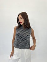 43021 STRICKNETZPULLOVER-ANTHRAZIT