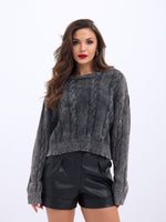 43331 STRICKPULLOVER-ANTHRAZIT