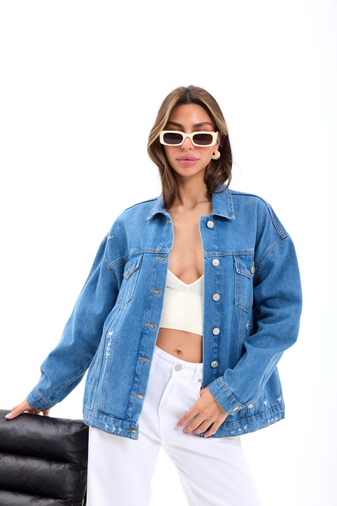 4929 Jeansjacke – Blau