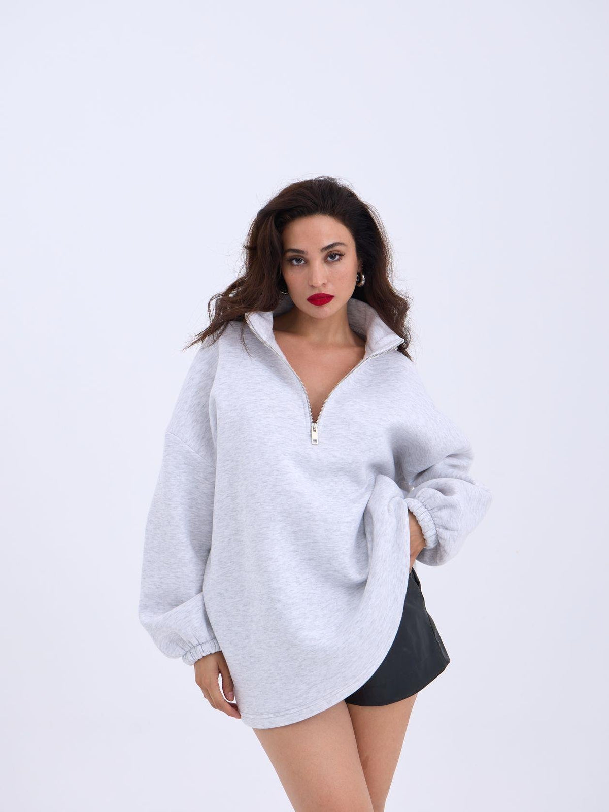 4987 SWEAT-SNOW MELANGE