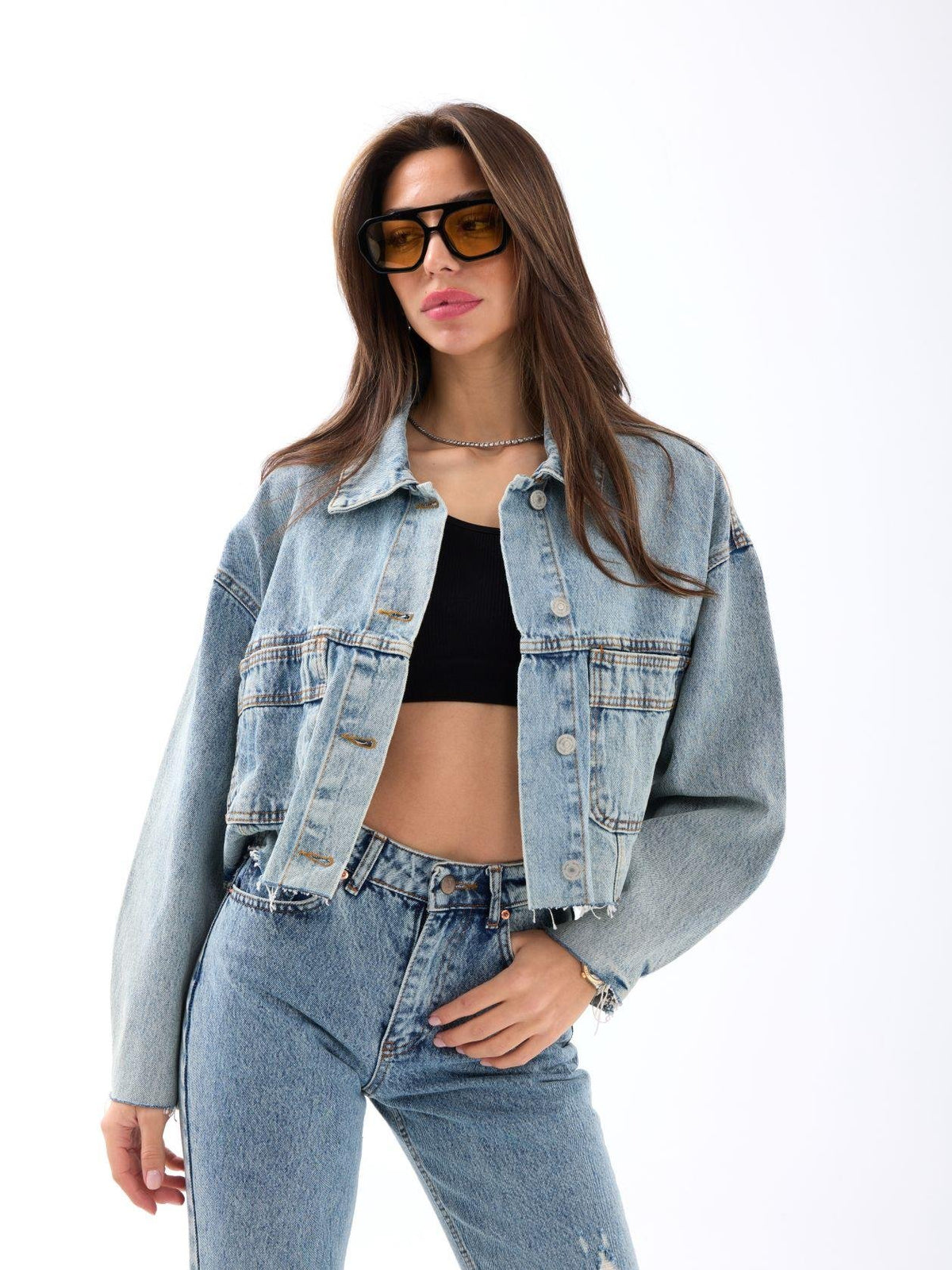 5584 Jeansjacke – Blau