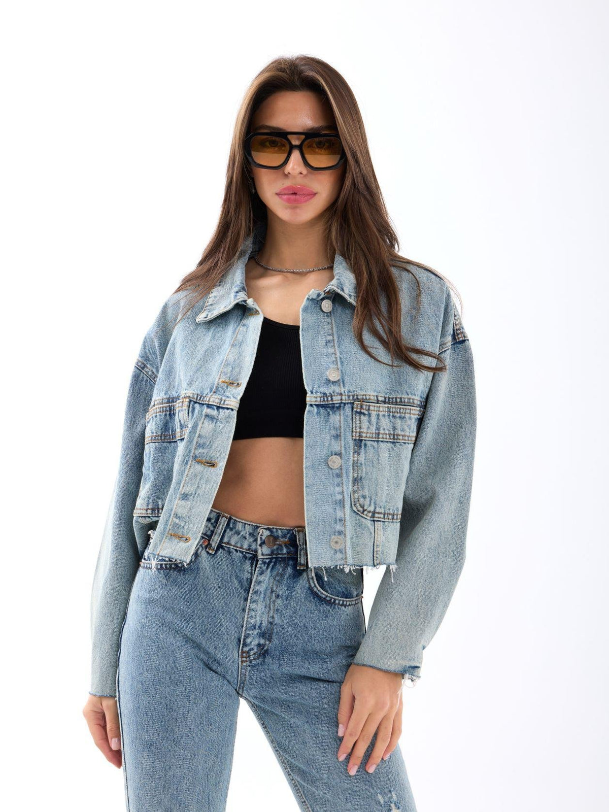 5584 Jeansjacke – Blau