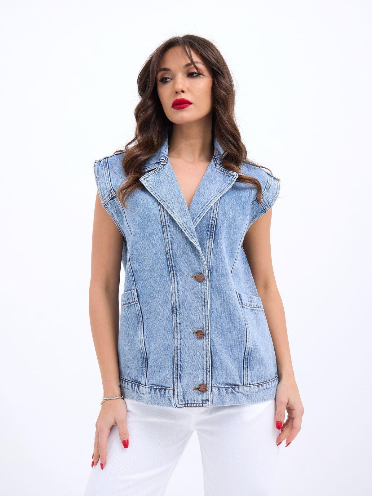 5751 Jeansweste, Blau