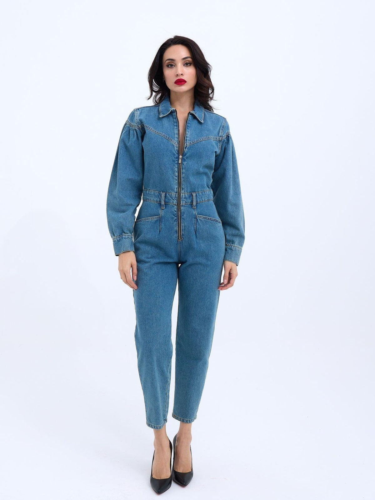 5752 Jeans-Overalls – Blau